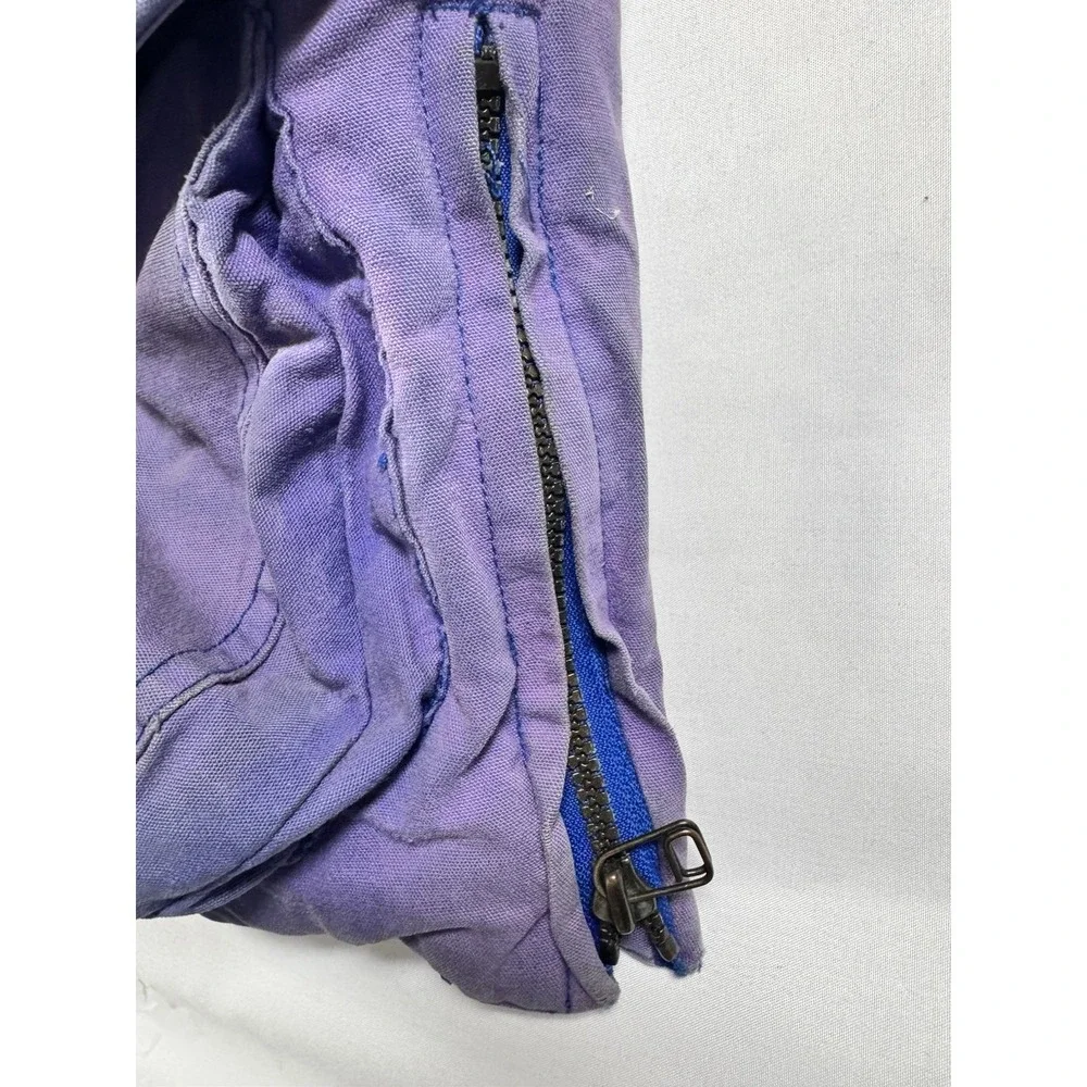 Vintage 90s Mirage NFL New York Giants Stadium Coat Mens L Faded Purple Parka